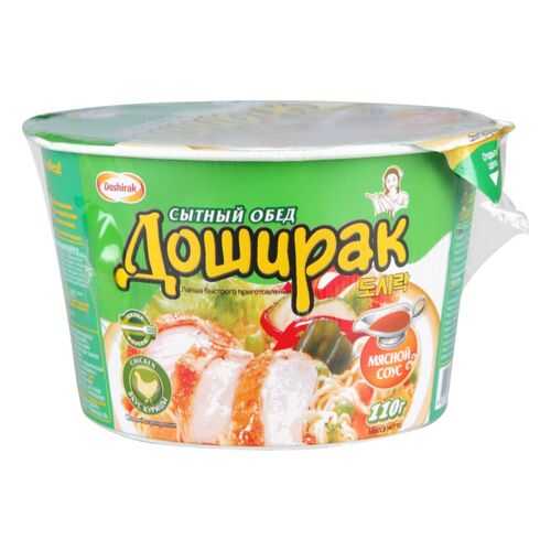 Лапша быстрого приготовления Doshirak сытный обед со вкусом курицы 110 г в Покупочка