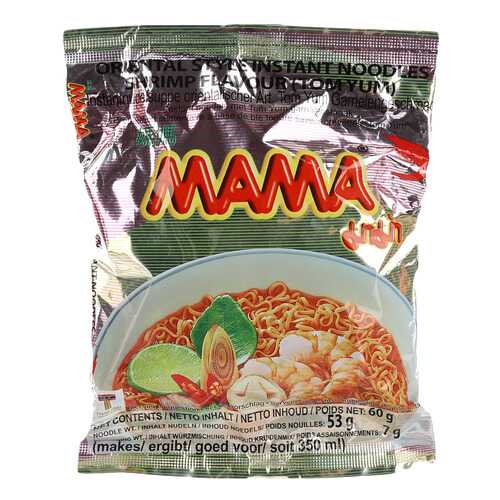 Лапша быстрого приготовления Mama со вкусом кремовый том-ям 55 г в Покупочка
