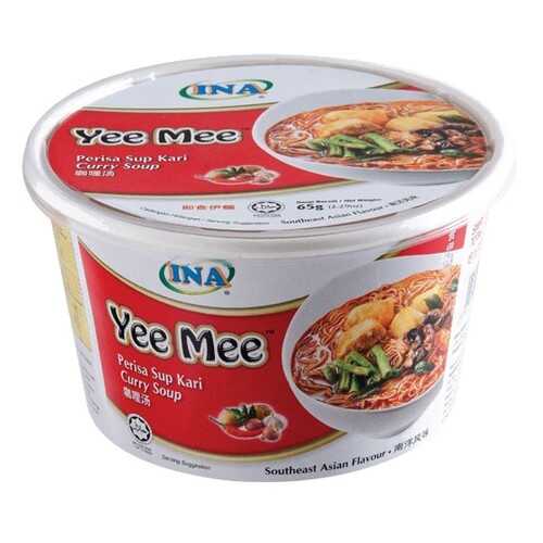 Лапша Yee Mee Ina карри с морепродуктами быстрого приготовления 100 г в Покупочка