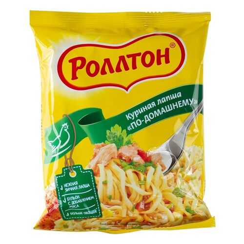 Вермишель Роллтон По-домашнему с курицей 85г в Покупочка