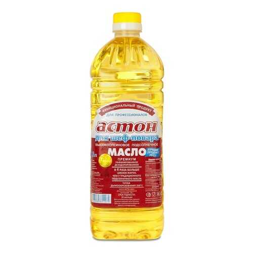 Масло Астон подсолнечное рафинированное дезодорированное 1.8 л в Покупочка