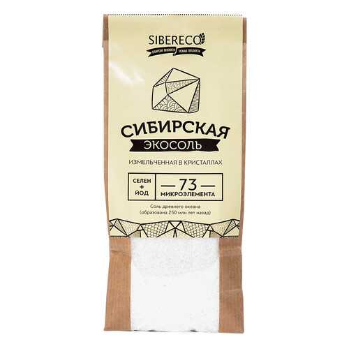 Экосоль Sibereco сибирская молотая 500 г в Покупочка
