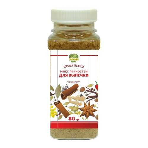 Микс пряностей Organic Food для выпечки и десертов 80 г в Покупочка