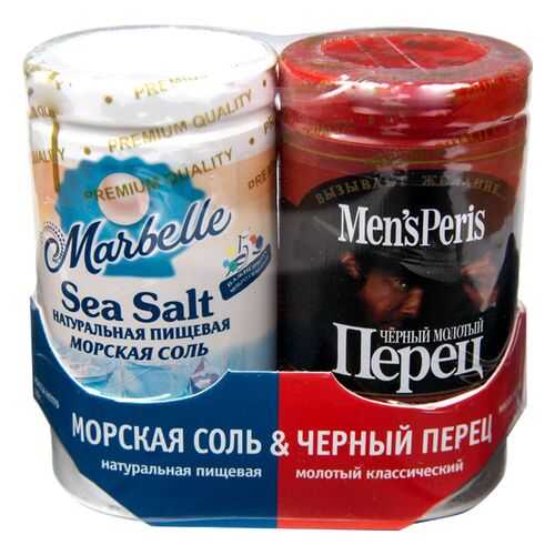 Набор соль морская и перец черный по вкусу 115 г в Покупочка