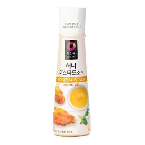 Соус Daesang Горчичный с мёдом к куриным крылышкам и мясу на гриле, 320 г, Южная Корея в Покупочка