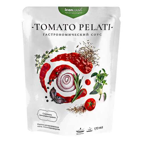 Соус icancook Tomato pelati гастрономический 170 мл в Покупочка