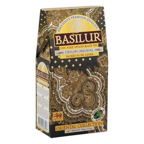Чай Basilur Ceylon Original, черный листовой, 100 гр в Покупочка