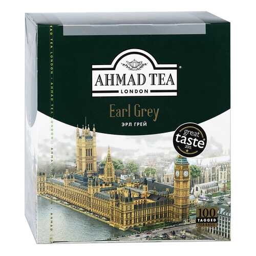 Чай Чайный лист Ahmad Tea earl grey черный 100 пакетиков в Покупочка