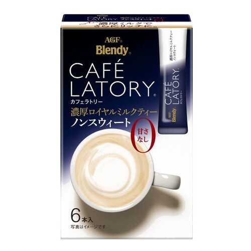 Чай черный AGF Cafe Latory Бленди крепкий с молоком без сахара 6 шт в Покупочка