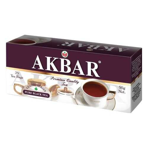 Чай черный Akbar 25 пакетиков в Покупочка