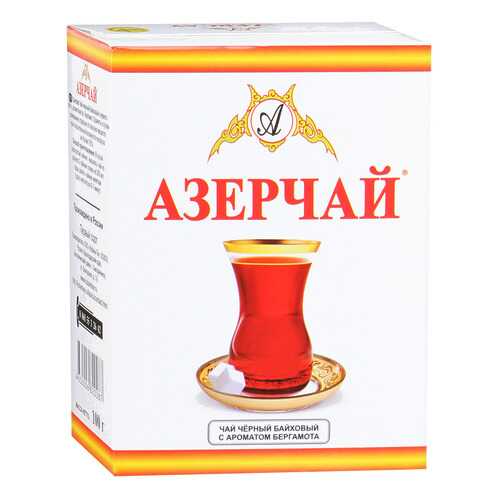 Чай черный Азерчай байховый c ароматом бергамота 100 г в Покупочка