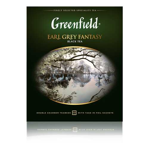 Чай черный Greenfield Earl Grey Fantasy 100 пакетиков в Покупочка