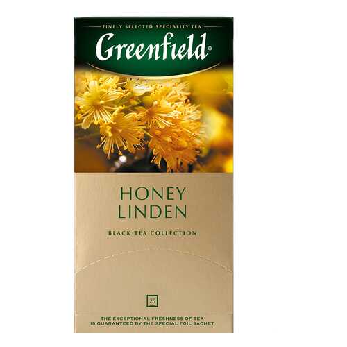 Чай черный Greenfield Honey Linden 25 пакетиков в Покупочка