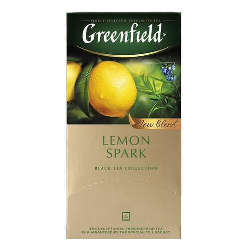Чай черный Greenfield Lemon Spark 25 пакетиков в Покупочка