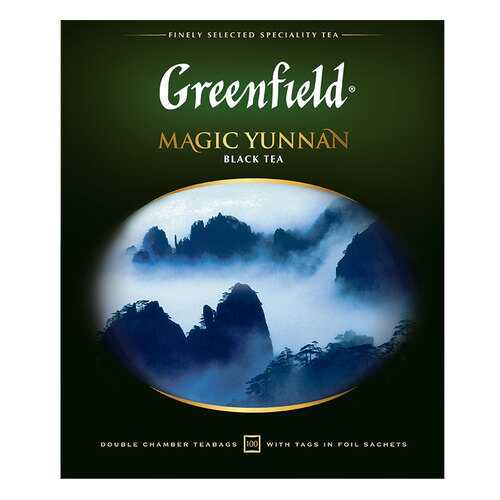 Чай черный Greenfield Magic Yunnan 100 пакетиков в Покупочка