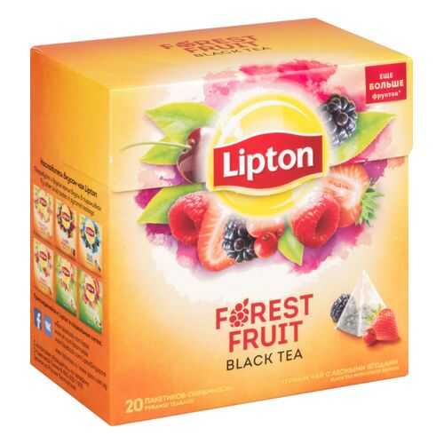 Чай черный Lipton forest fruit 20 пакетиков в Покупочка