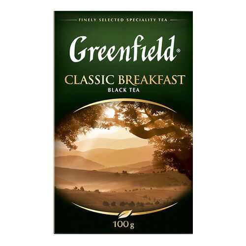 Чай черный листовой Greenfield Classic Breakfast 100 г в Покупочка