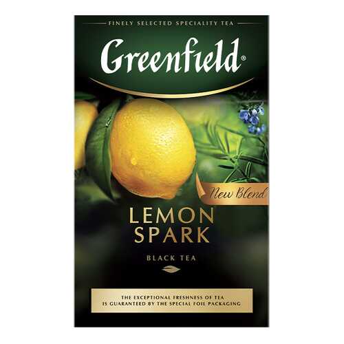 Чай черный листовой Greenfield Lemon Spark 100 г в Покупочка