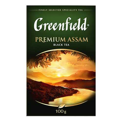 Чай черный листовой Greenfield Premium Assam 100 г в Покупочка