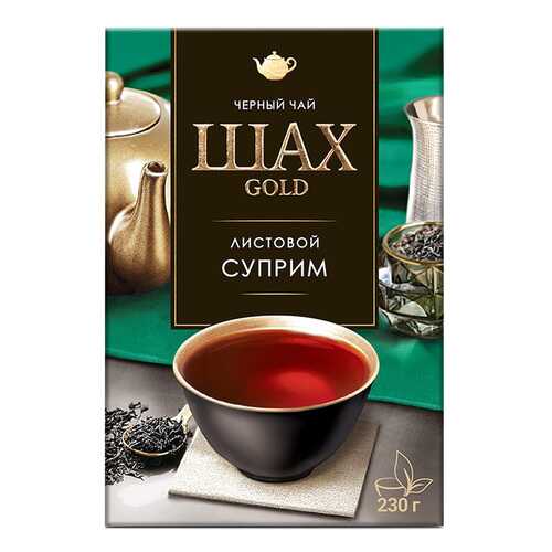 Чай черный листовой Шах Gold Суприм 230 г в Покупочка