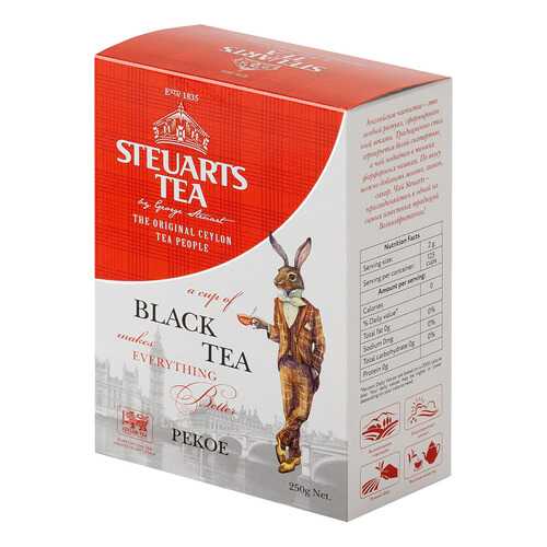 Чай черный листовой Steuarts black tea pekoe 250 г в Покупочка