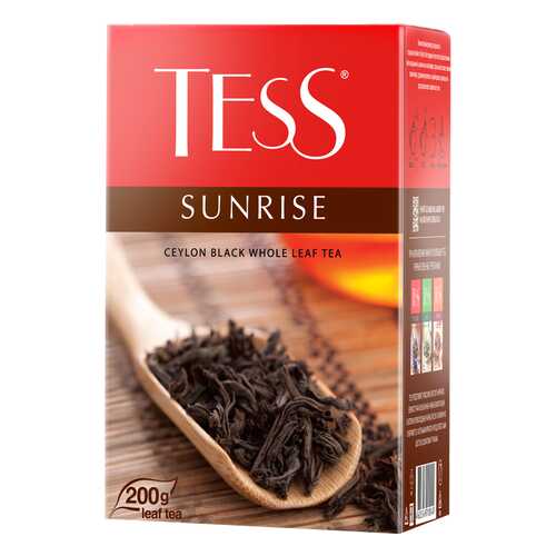 Чай черный листовой Tess Sunrise 200 г в Покупочка