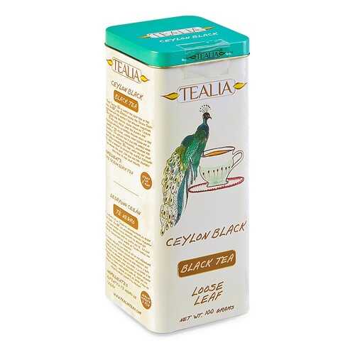 Чай черный TeaLia Ceylon листовой 100 г в Покупочка