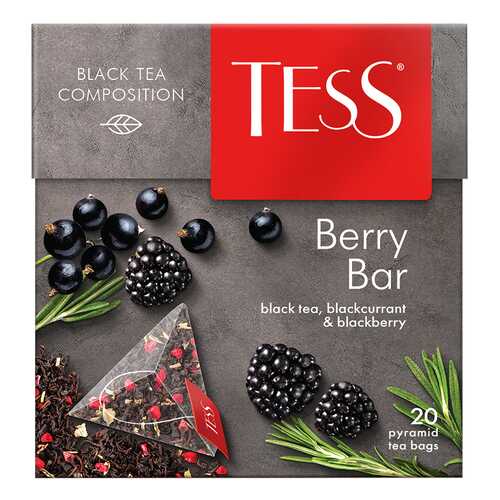 Чай черный Tess Berry Bar 20 пакетиков в Покупочка