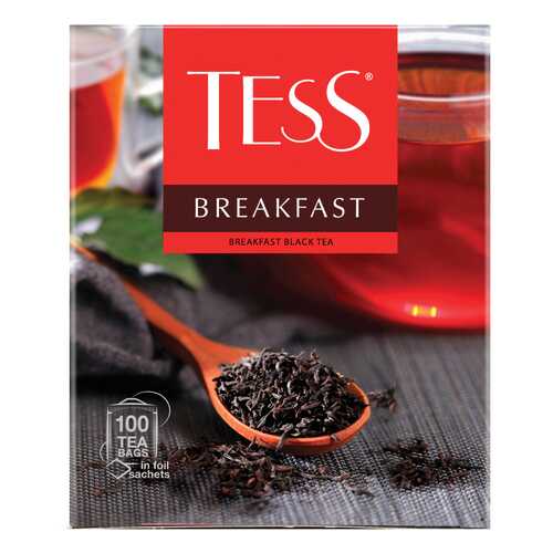 Чай черный Tess Breakfast 100 пакетиков в Покупочка