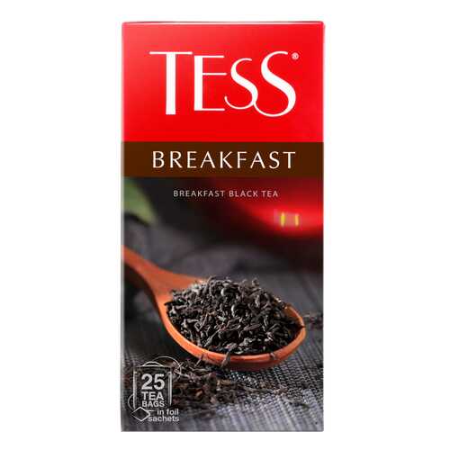 Чай черный Tess Breakfast 25 пакетиков в Покупочка