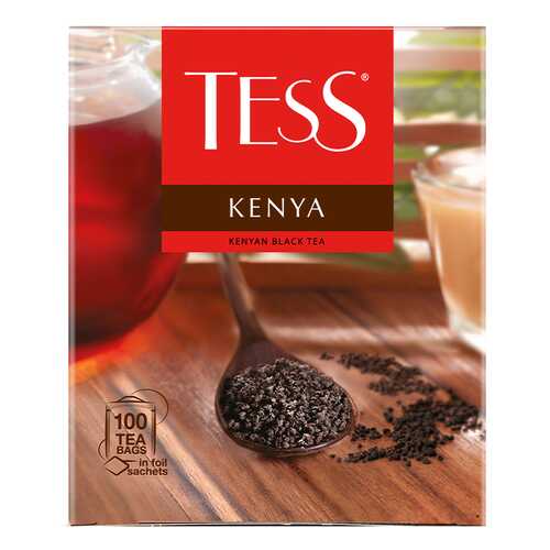 Чай черный Tess Kenya 100 пакетиков в Покупочка