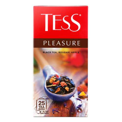 Чай черный Tess Pleasure 25 пакетиков в Покупочка