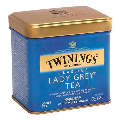 Чай черный Twinings чай леди грей с ароматом цитрусовых байховый среднелистовой 100 г в Покупочка