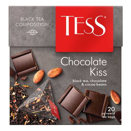 Чай черный в пирамидках Tess Choсolate Kiss 20 штук в Покупочка
