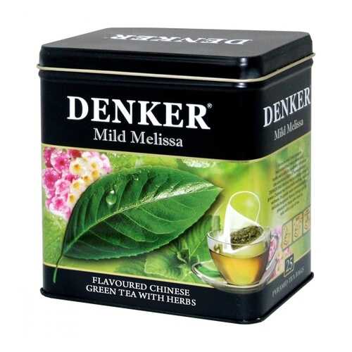 Чай Denker Mild Melissa зеленый с добавками 25 пирамидок в Покупочка