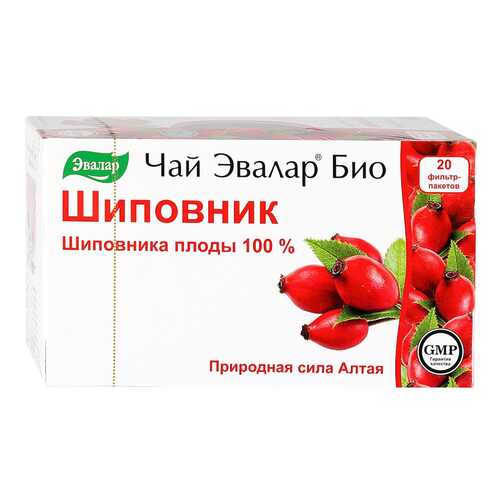 Чай Эвалар био шиповник 20 пакетиков в Покупочка