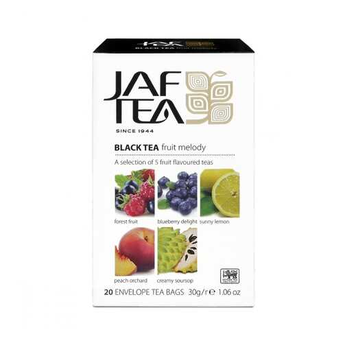 Чай Jaf Tea Fruit Melody черный с добавками ассорти 5 видов по 4 сашета в Покупочка