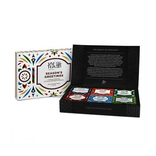Чай Jaf Tea Season&Greetings набор 6 видов по 30 г в Покупочка