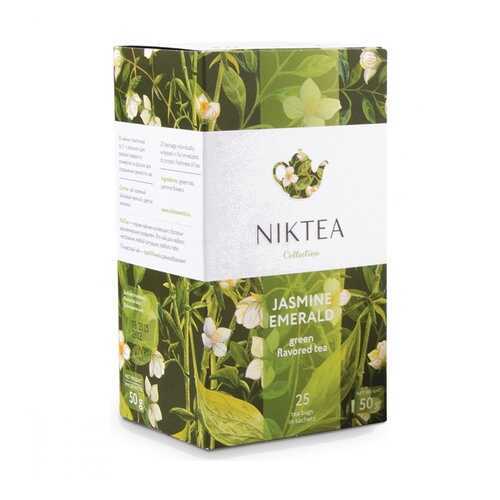 Чай Niktea Jasmine Emerald зеленый с жасмином 25 пакетиков в Покупочка