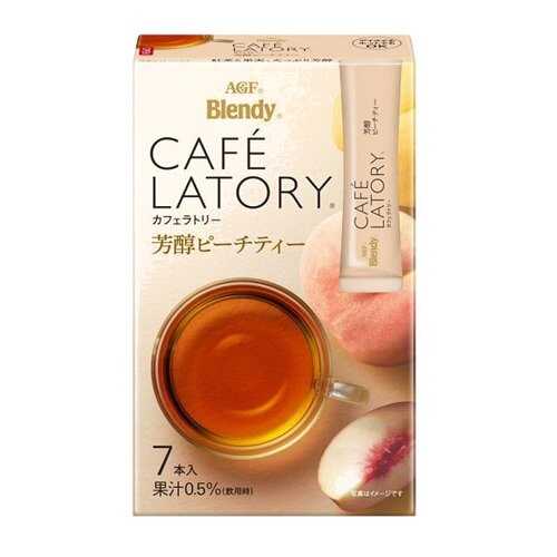 Чай растворимый AGF Cafe Latory Бленди персиковый в стиках 6*11 г в Покупочка