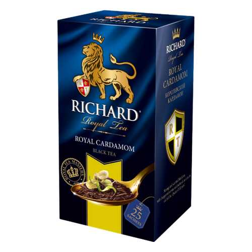 Чай Richard Royal Cardamom черный с добавками 25 пакетиков в Покупочка