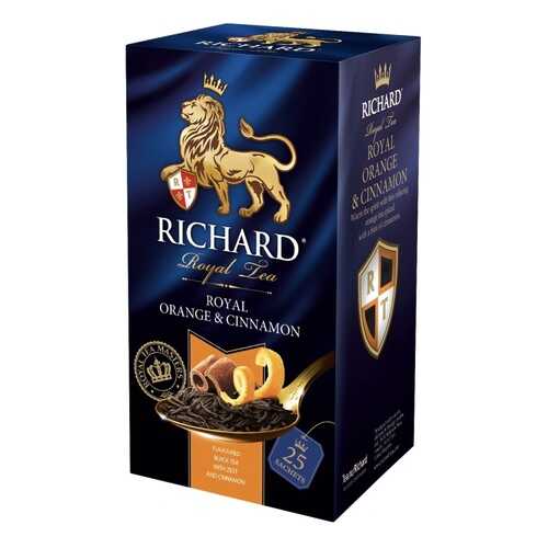 Чай Richard Royal Orange & Cinnamon черный с добавками 25 пакетиков в Покупочка