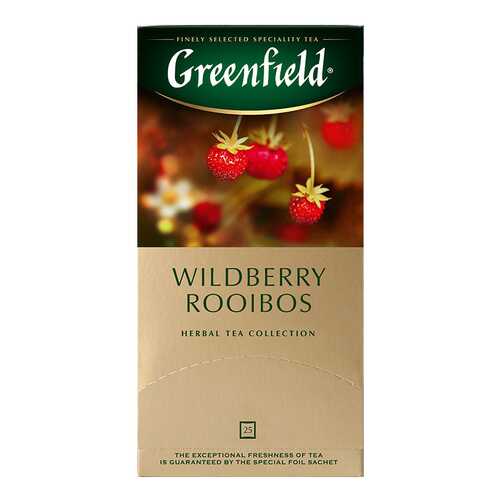 Чай травяной Greenfield Wildberry Rooibos 25 пакетиков в Покупочка