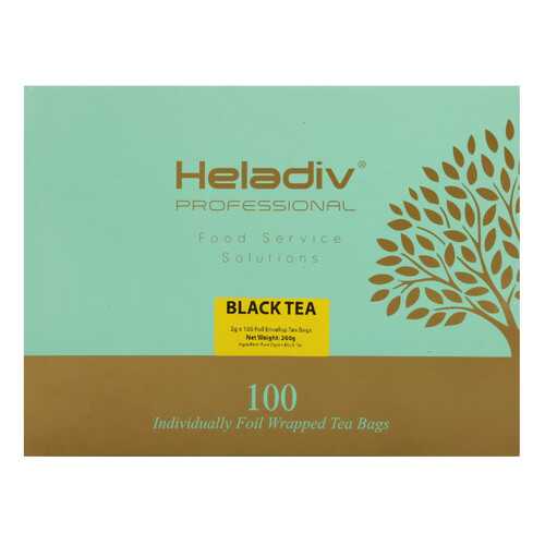 Чай в пакетиках Heladiv professional line black 100 пакетов в саше в Покупочка