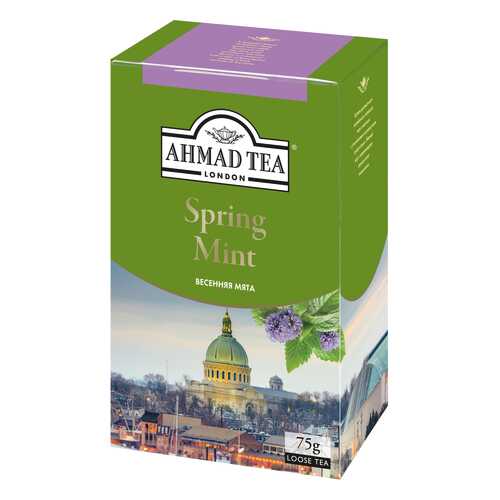 Чай зеленый Ahmad Tea spring mint 75 г в Покупочка