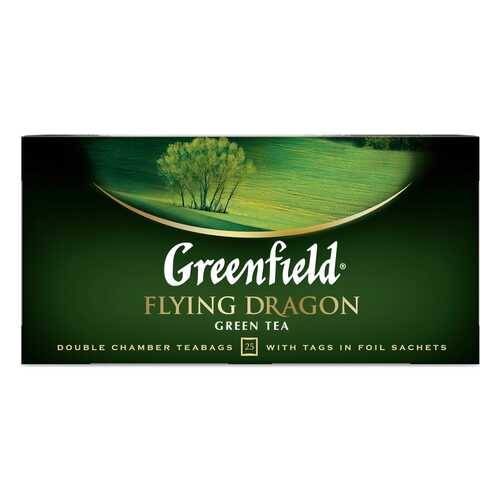 Чай зеленый Greenfield Flying Dragon 25 пакетиков в Покупочка