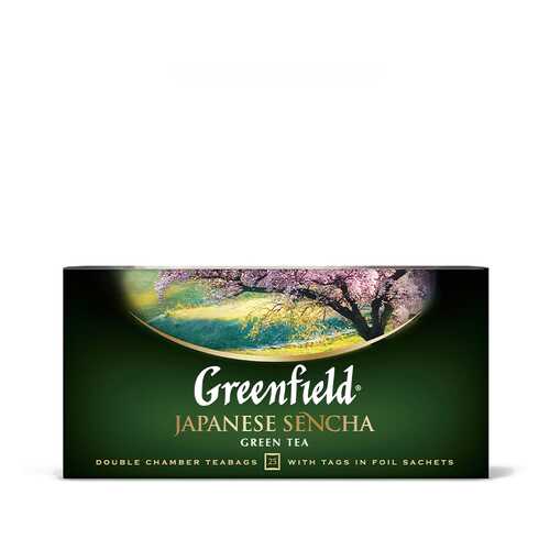 Чай зеленый Greenfield Japanese Sencha 25 пакетиков в Покупочка