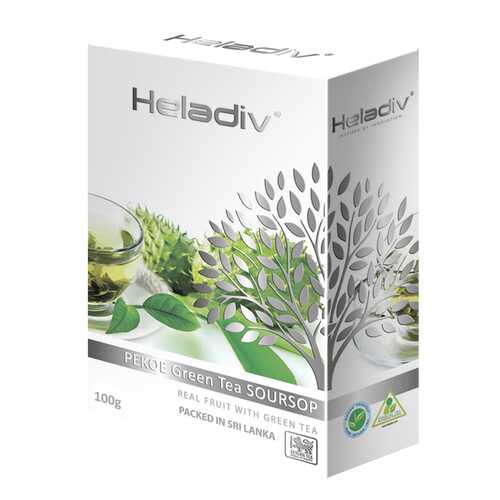 Чай зеленый листовой Heladiv soursop green tea 100 г в Покупочка