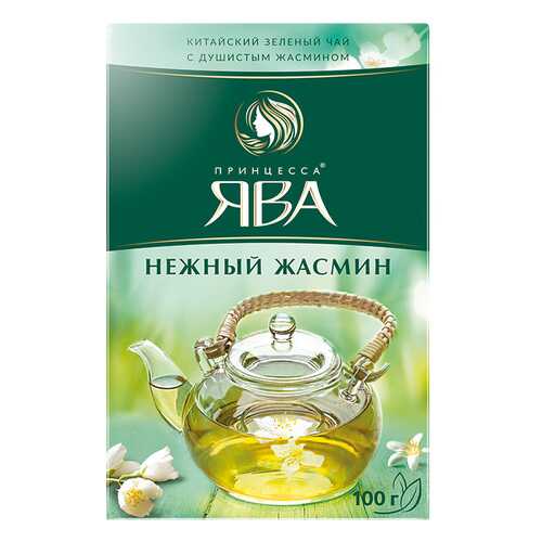 Чай зеленый листовой Принцесса Ява Нежный Жасмин 100 г в Покупочка