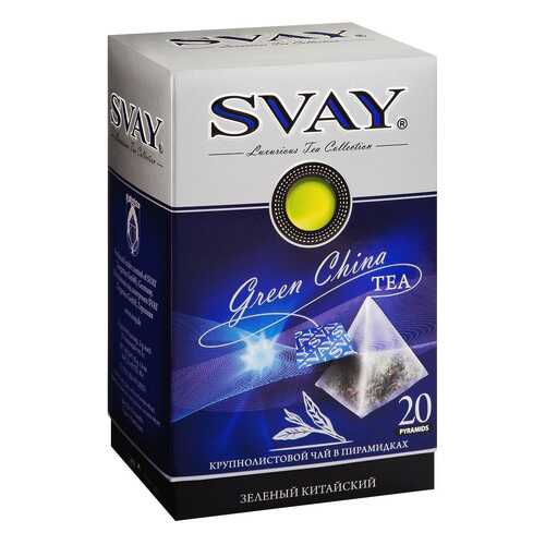 Чай зеленый Svay green china китайский 20 пакетиков в Покупочка